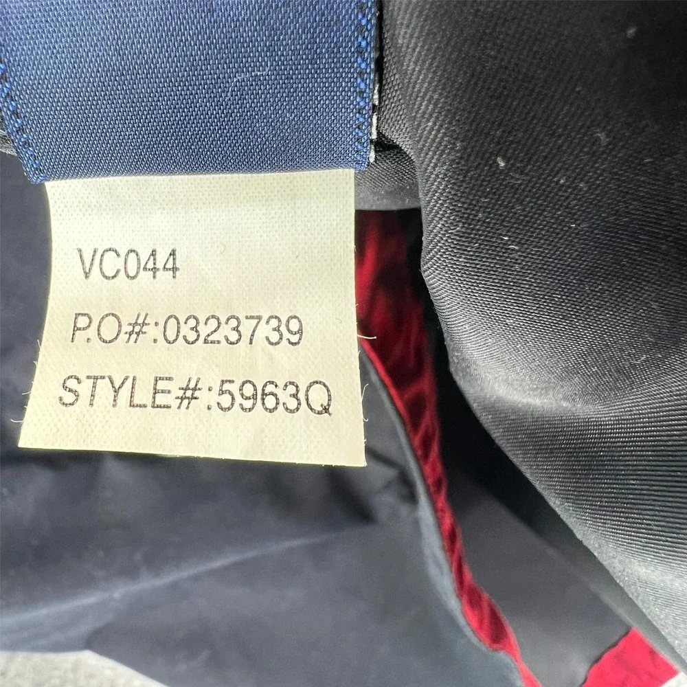 Vintage 90s CHAPS Ralph Lauren Anorak Pullover Jacket Men XL Long Sleeve Blue - Picture 14 of 15